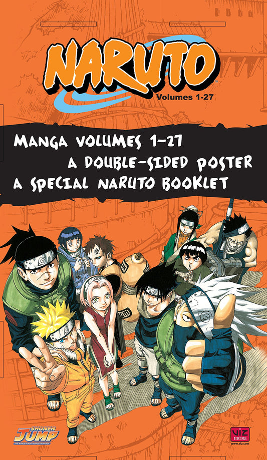 Naruto Box Set 1: Volumes 1-27 with Premium (Naruto Box Sets) Paperback – Box set, August 12, 2008